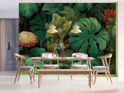 Luxury Botanicals: Natural Art Featuring Monstera and Lotus in Contemporary Style