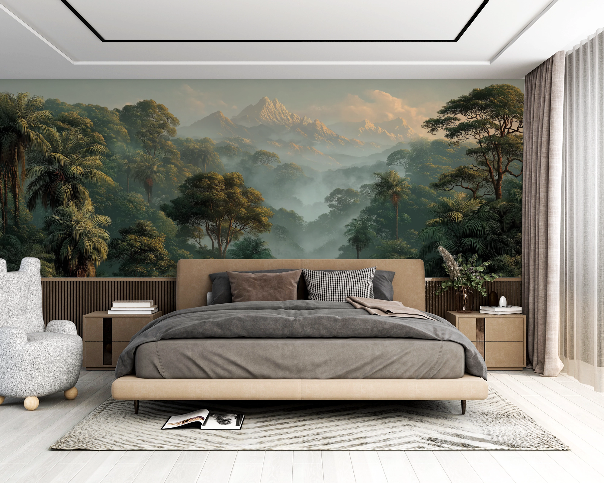 Verdant Highlands Wall Mural