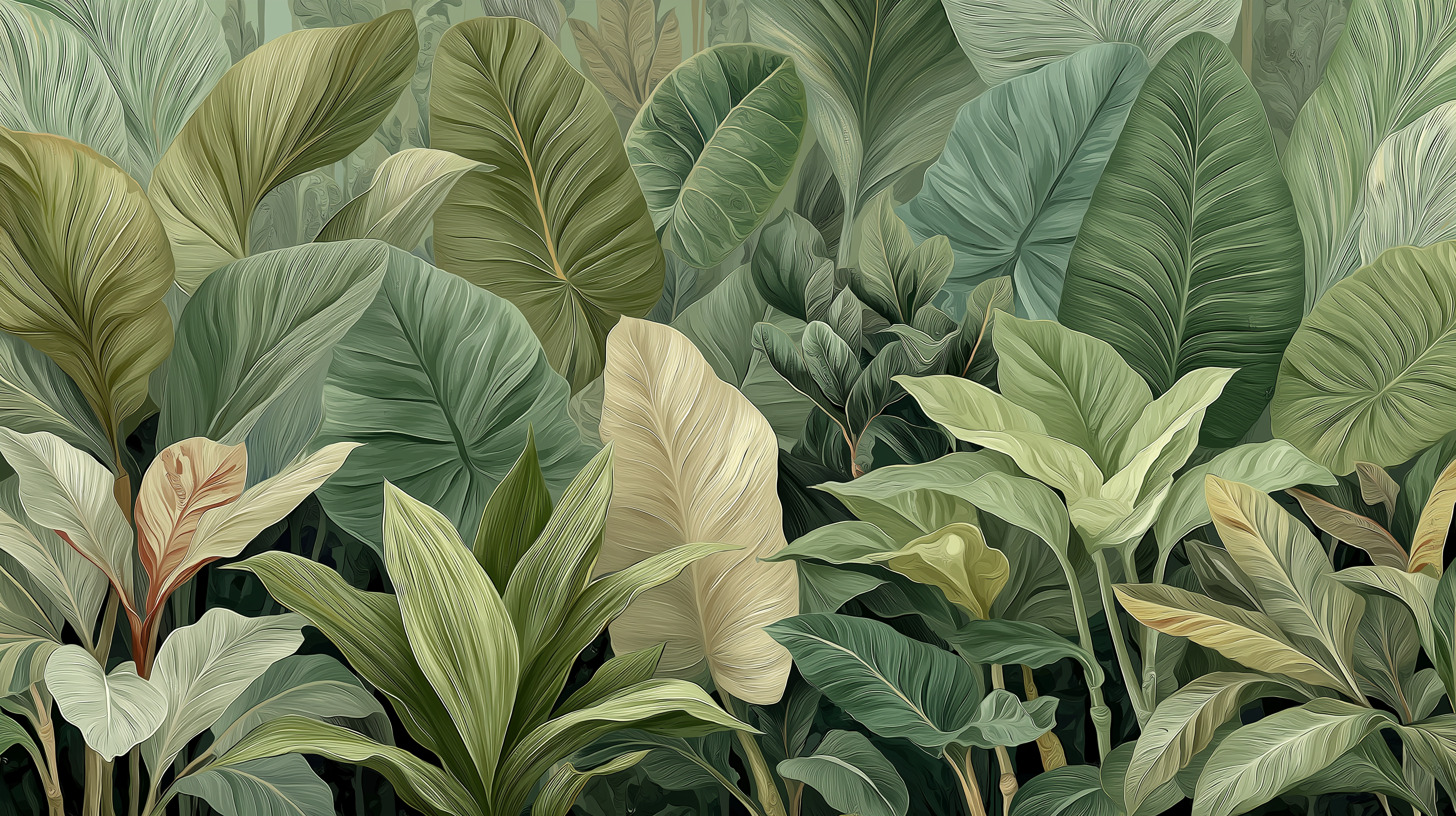 Verdant Harmony Wall Mural
