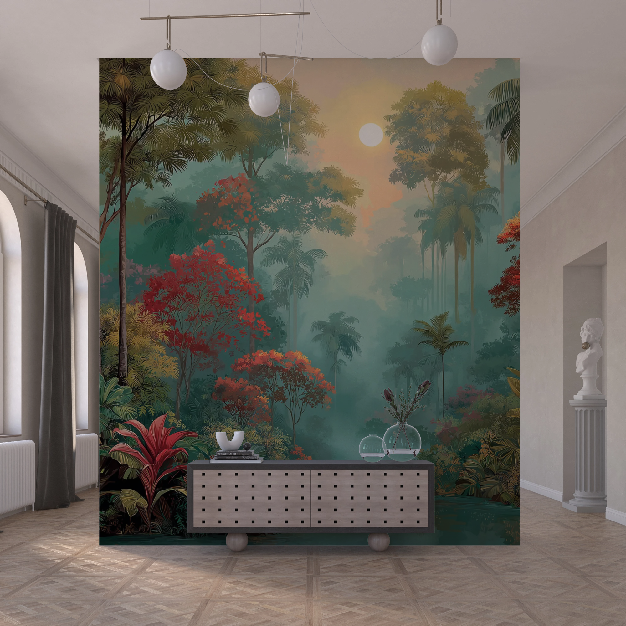 Tropical River Canopy Wall Mural