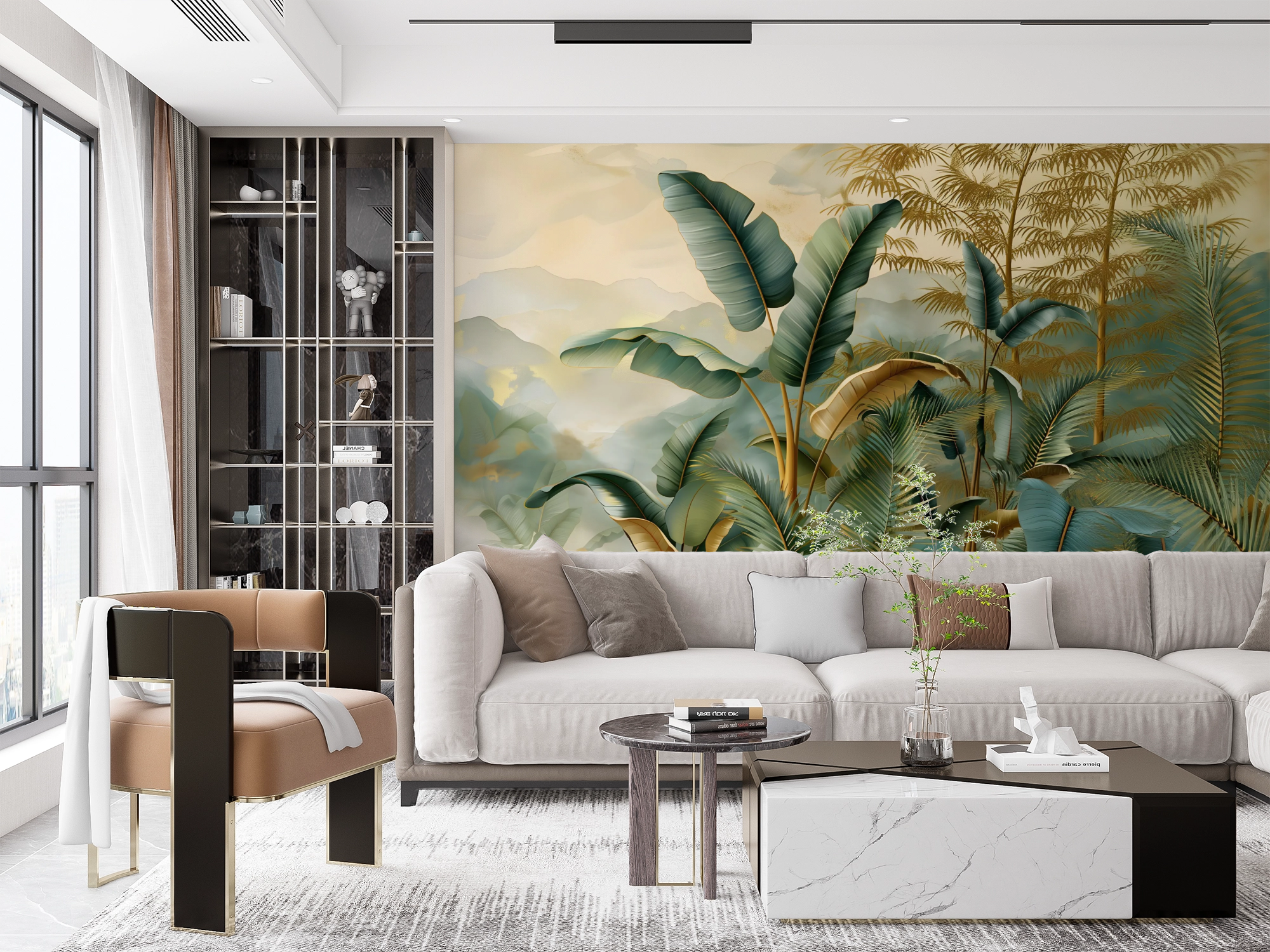 Tropical Canopy Botanical Wall Mural