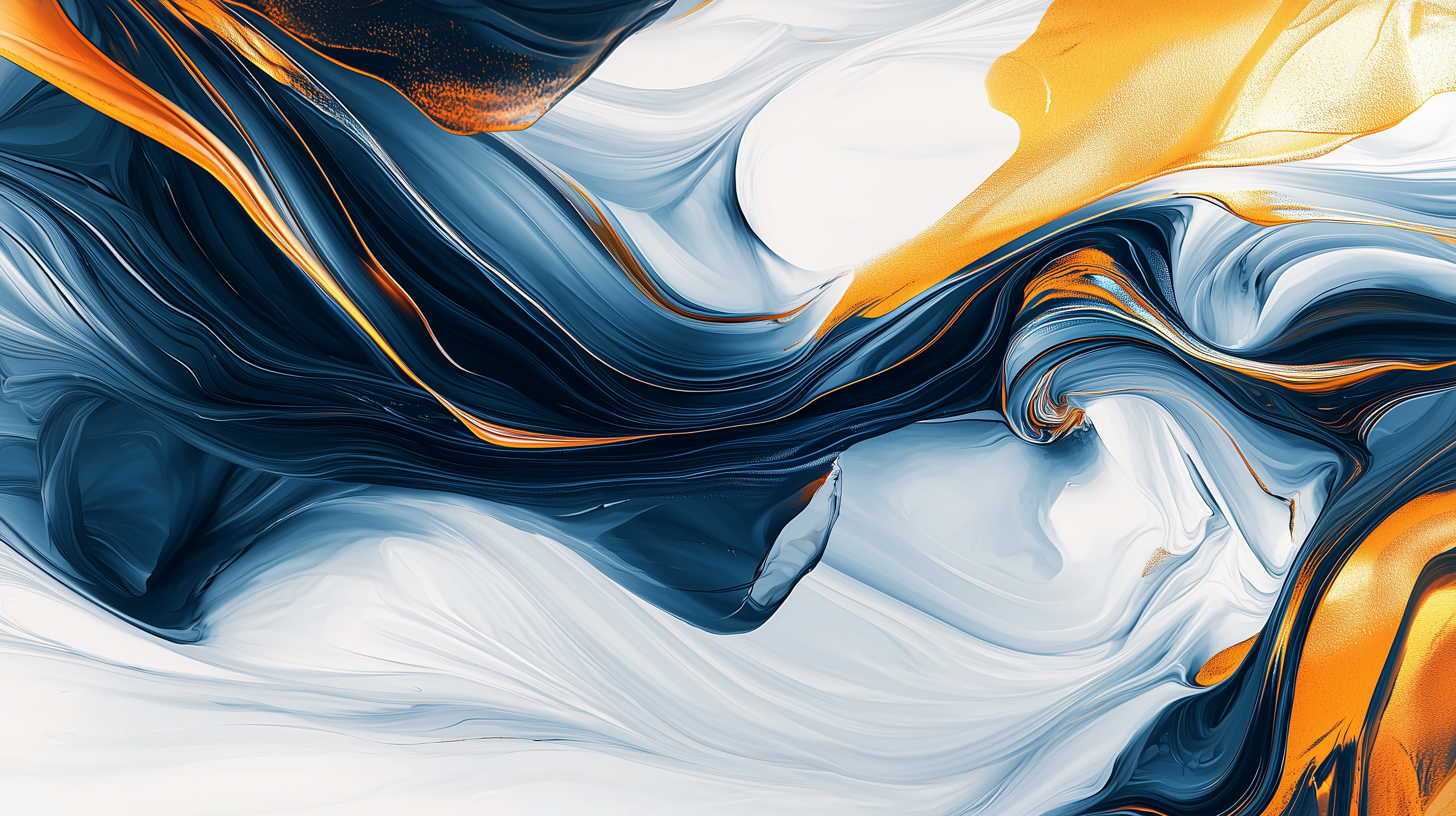 Molten Current Abstract Wall Mural