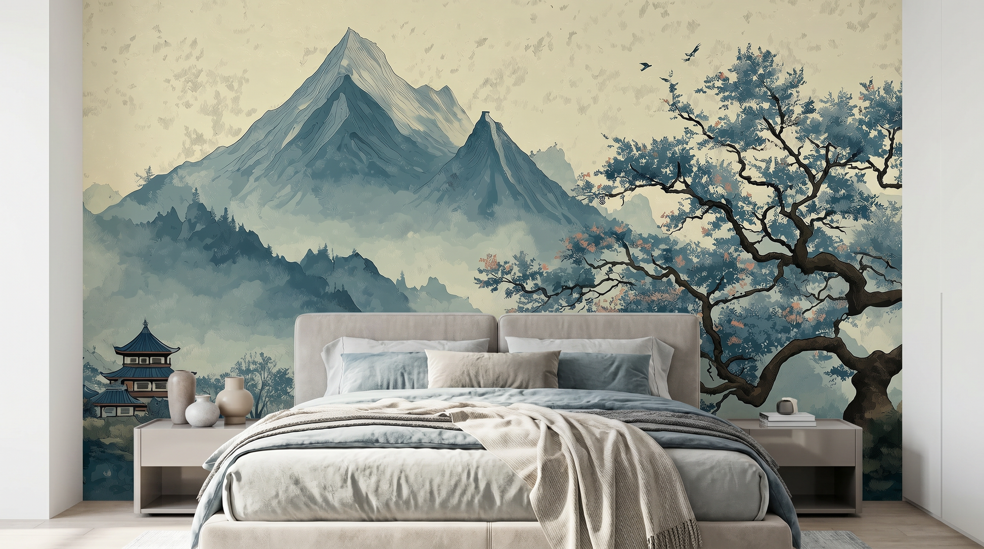 Celestial Peak Temple Wall Mural – wall mural, view 5