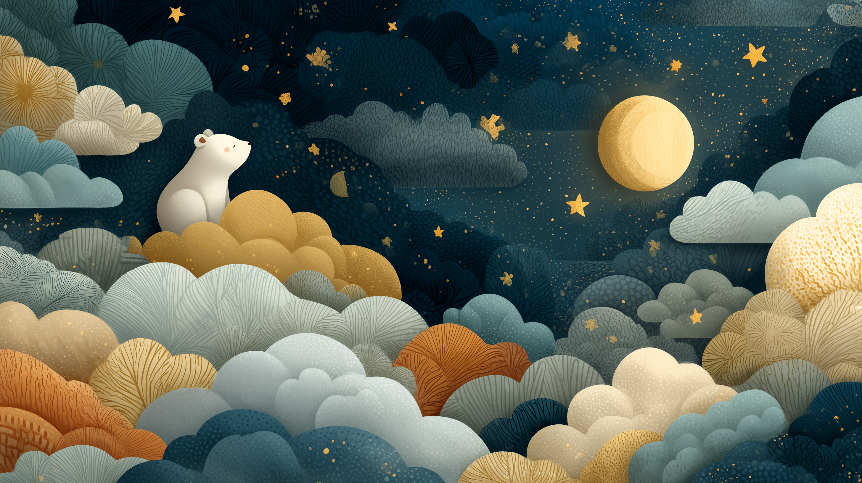 Moonbeam Polar Dreams Wall Mural