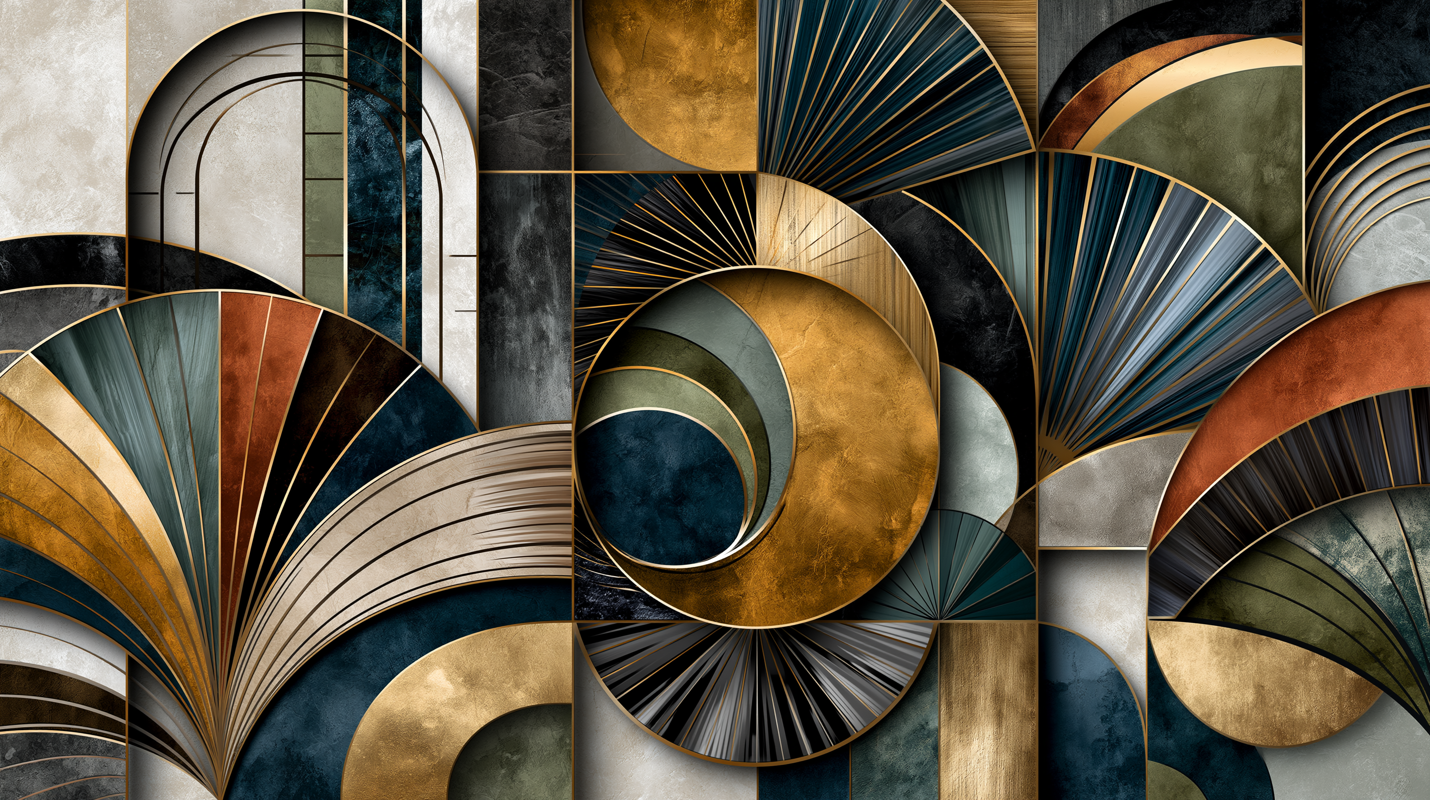 Regal Deco Harmony Wall Mural – premium peel-and-stick wall mural