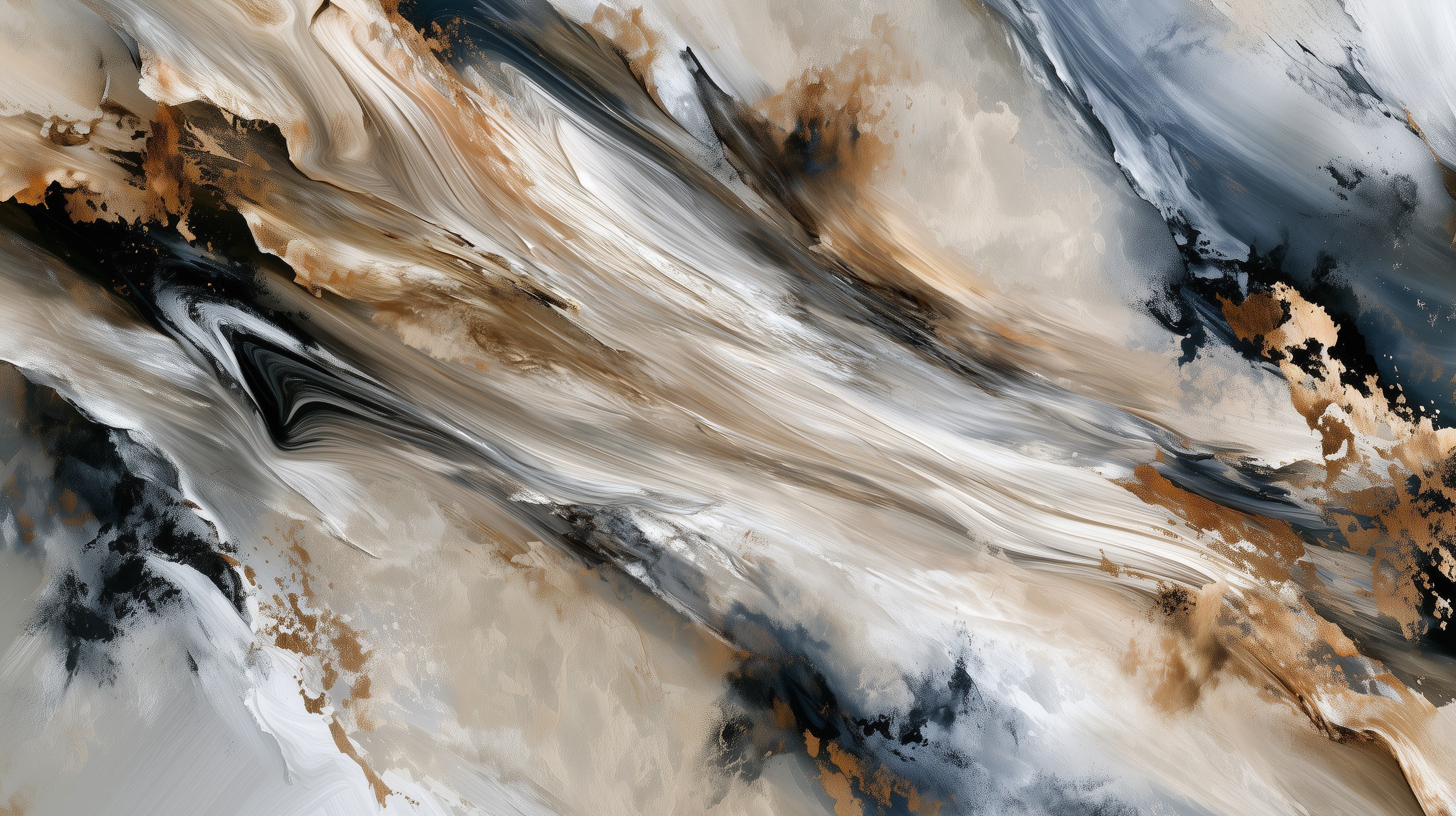 Mineral Flow Wall Mural