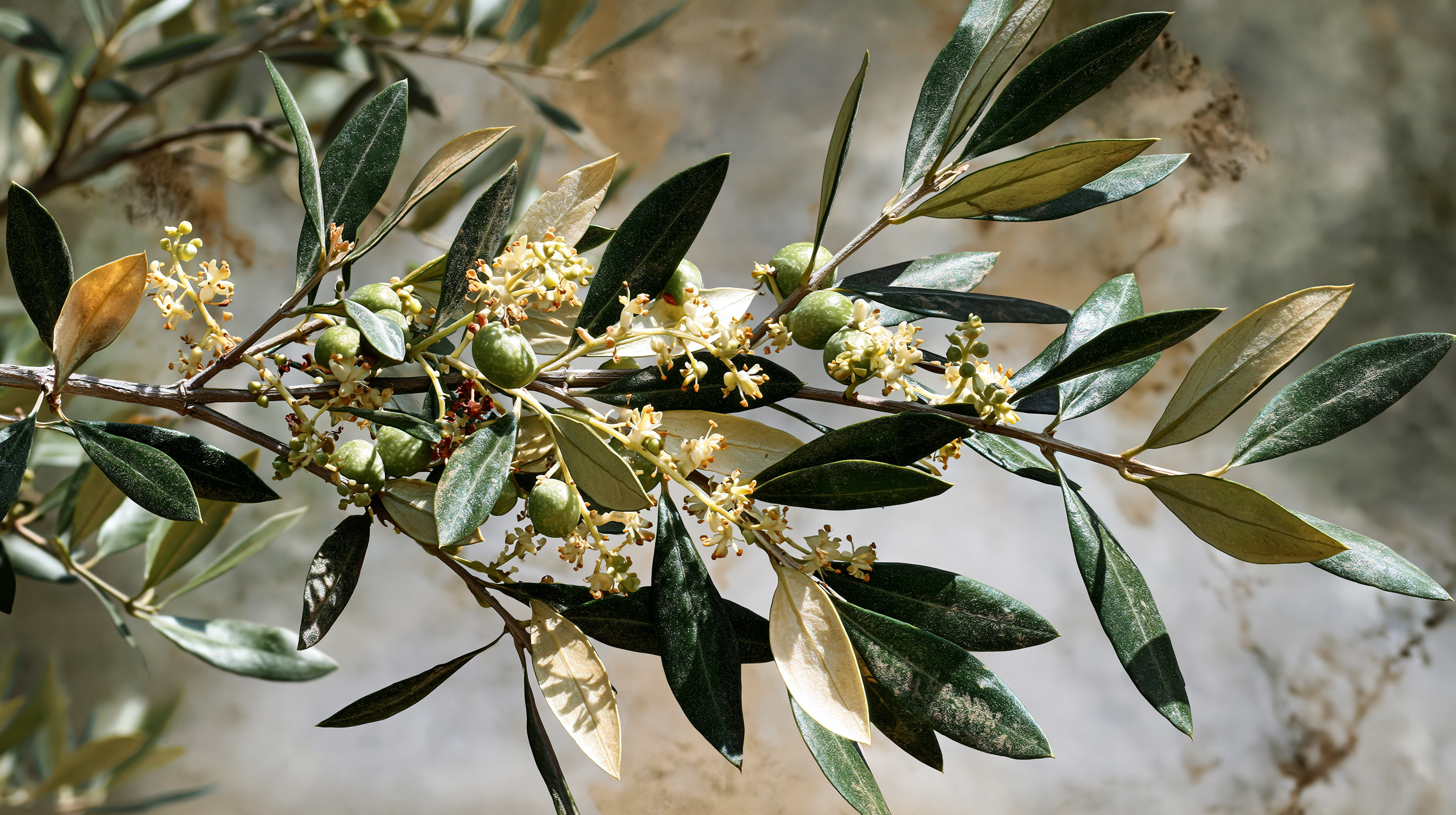 Mediterranean Olive Grove Wall Mural – premium peel-and-stick wall mural