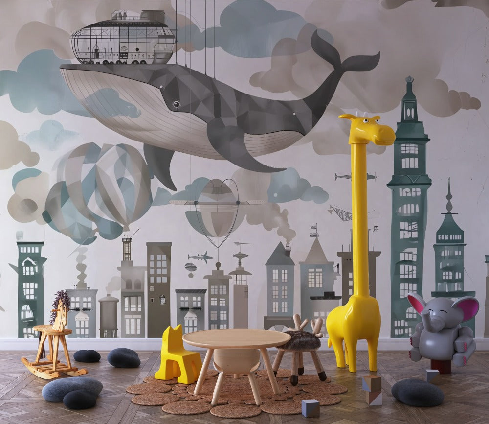 Urban Fantasy: Whale and Airships in the City Sky