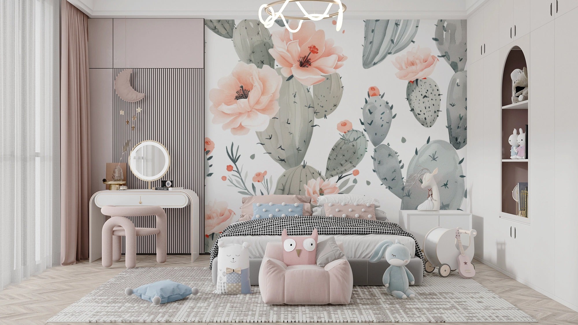Desert Garden: Subtle Elegance in Pastel Tones