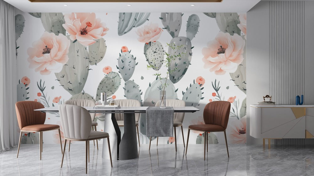 Desert Garden: Subtle Elegance in Pastel Tones