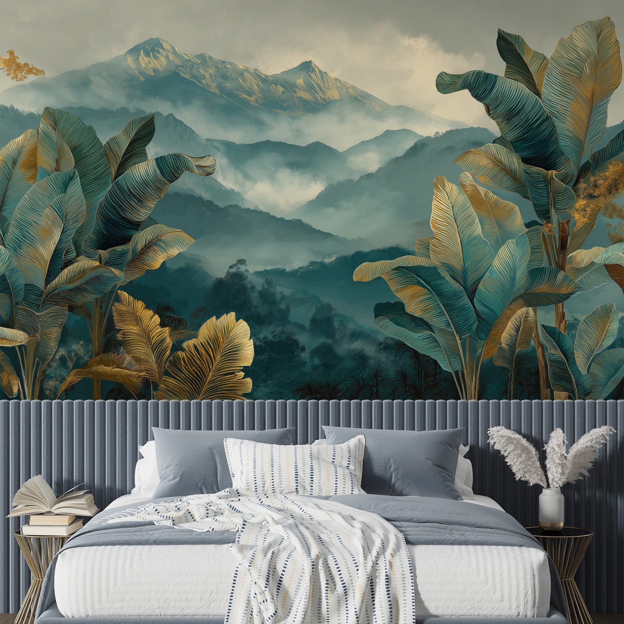 Mistveil Botanical Highlands Wall Mural