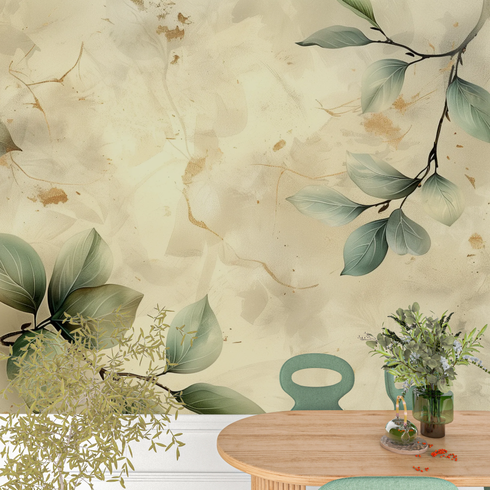 Ephemeral Beauty: Delicate Flowers on a Vintage Background