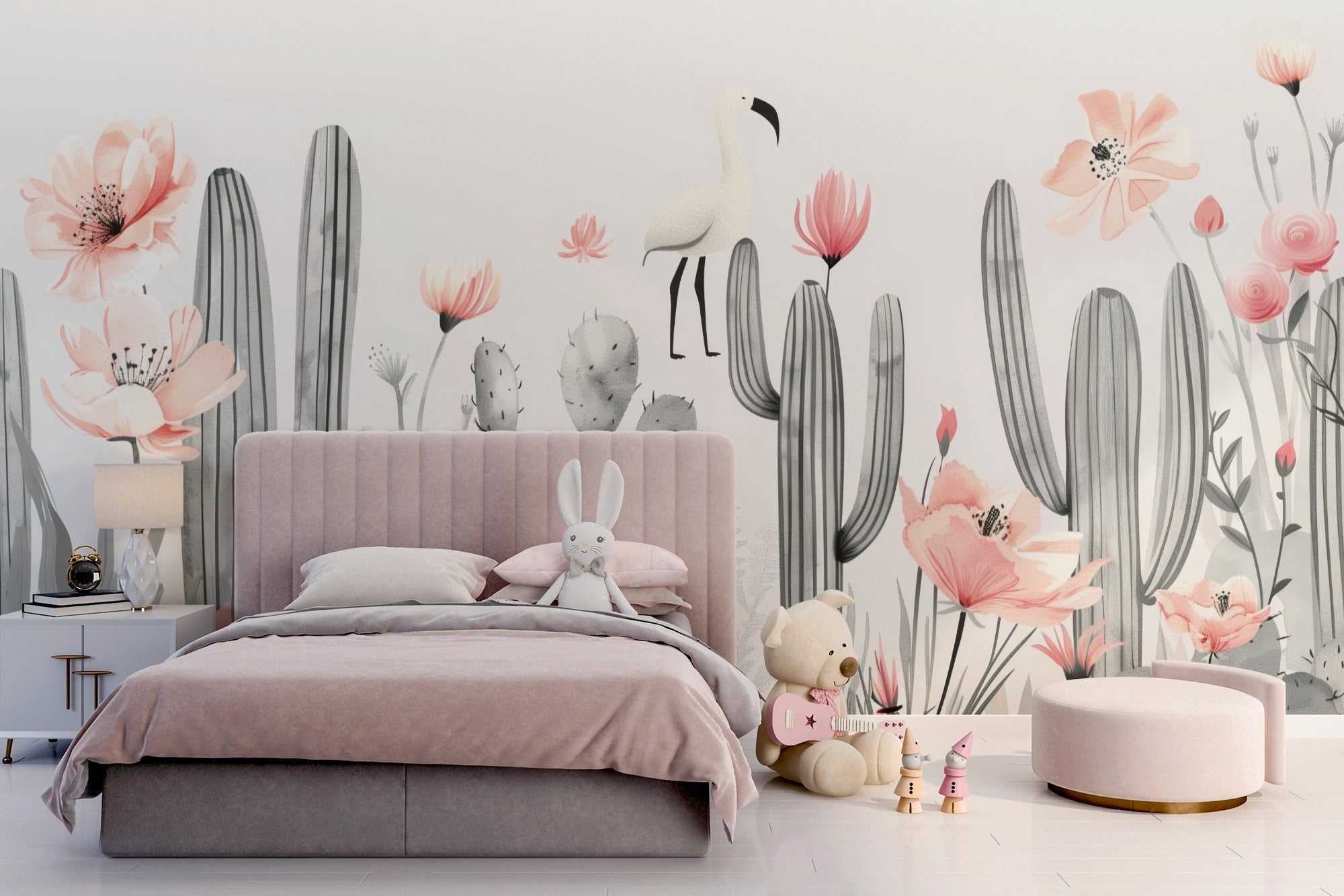 Desert Beauty: Contrasts between Cactus and Birds