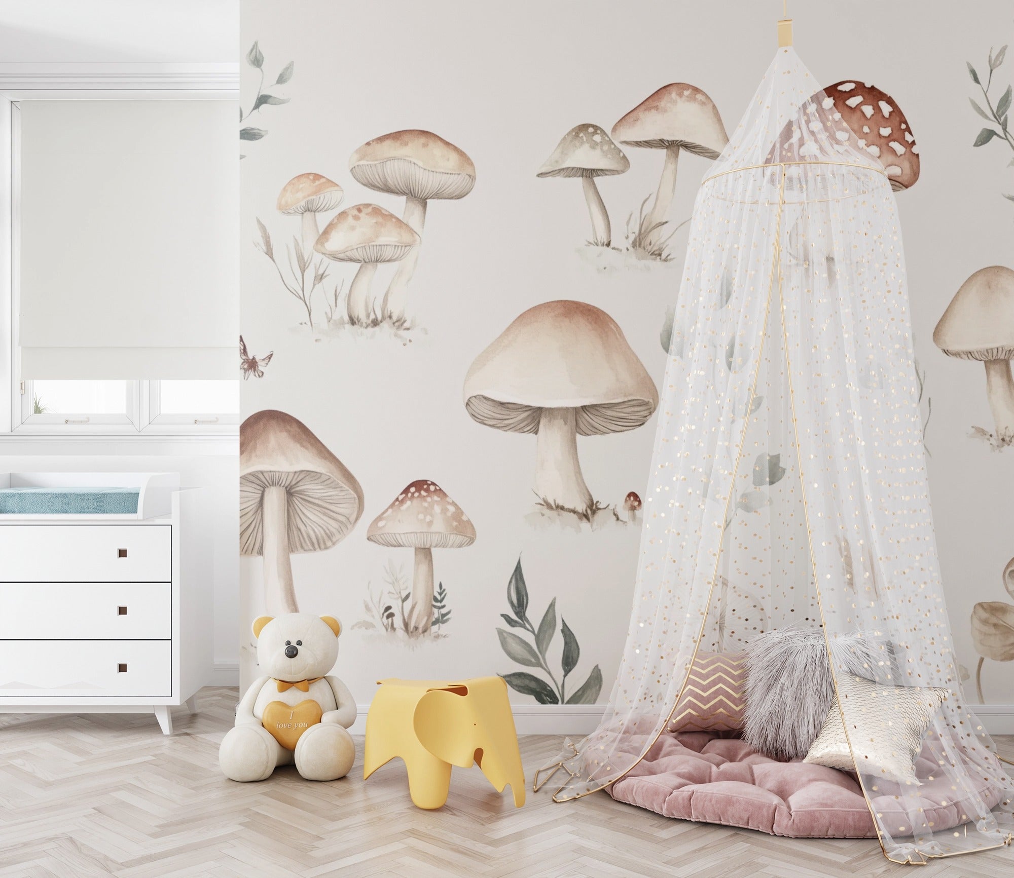 Whispers from the Underbrush: Mushrooms in a Dance of Color