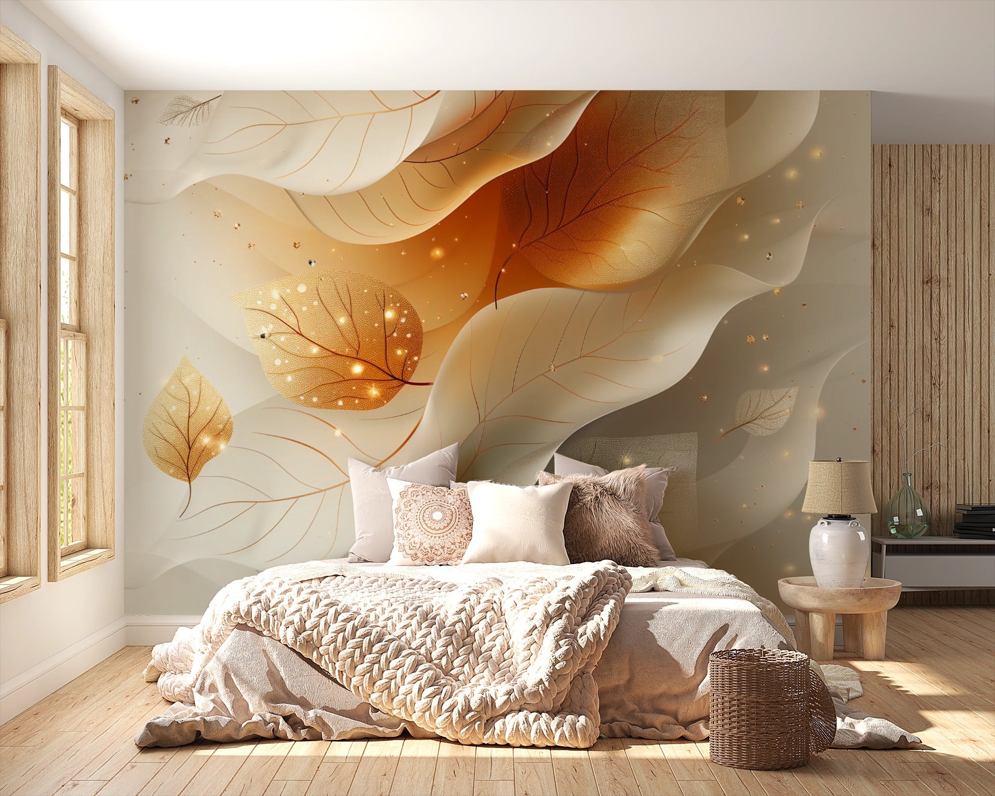 Autumn Breeze: Organic Elegance in Warm Tones