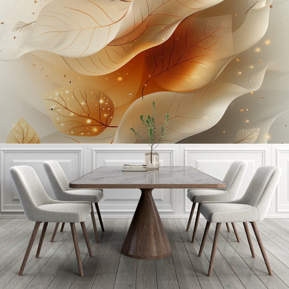Autumn Breeze: Organic Elegance in Warm Tones