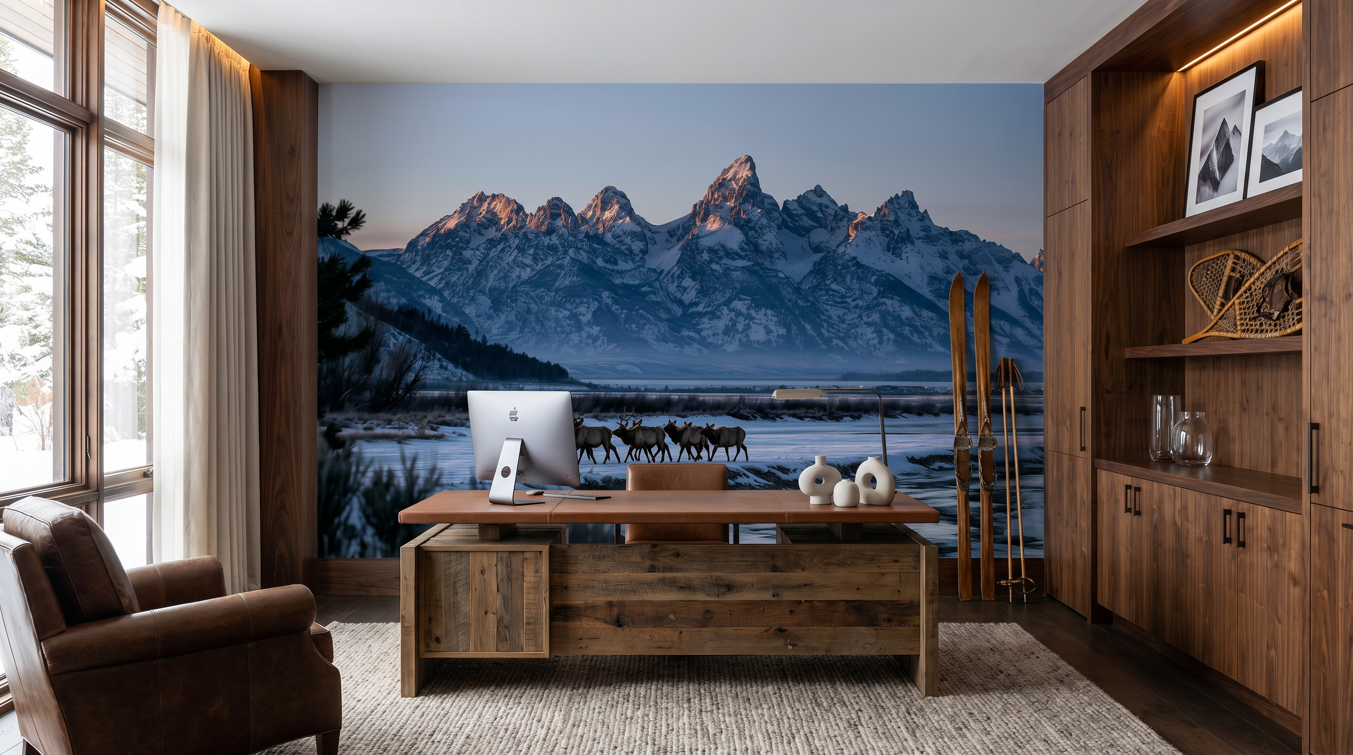 Alpine Majesty Elk Mountain Wall Mural
