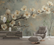 Floral Elegance: Minimalist Nature in Soft Tones