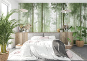 Misty Bamboo Forest: Zen Scene for Natural Inspiration and Inner Peace