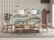 Silent Dunes: Nature-Inspired Abstract Art with Zen Influence