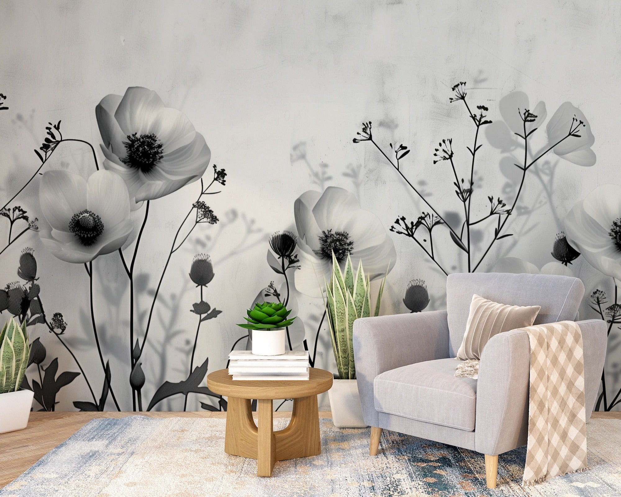 Floral Minimalism: Neutral-Toned Botanical Wall Art for Contemporary Styles