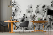 Grayscale Garden: Modern Floral Art for Contemporary Spaces